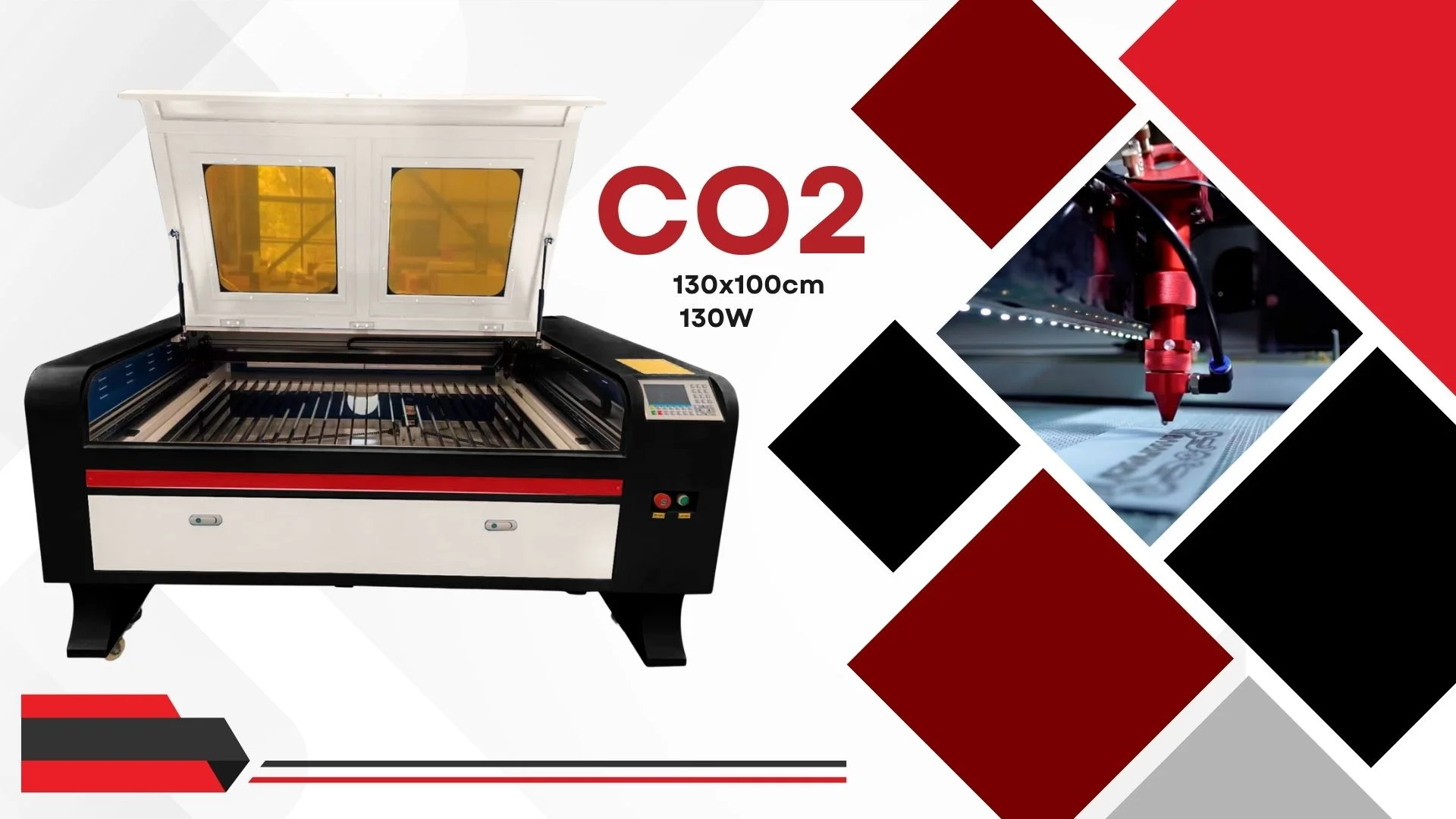 Máquina láser CO2 130×100cm 130W — SL Tecnología Perú